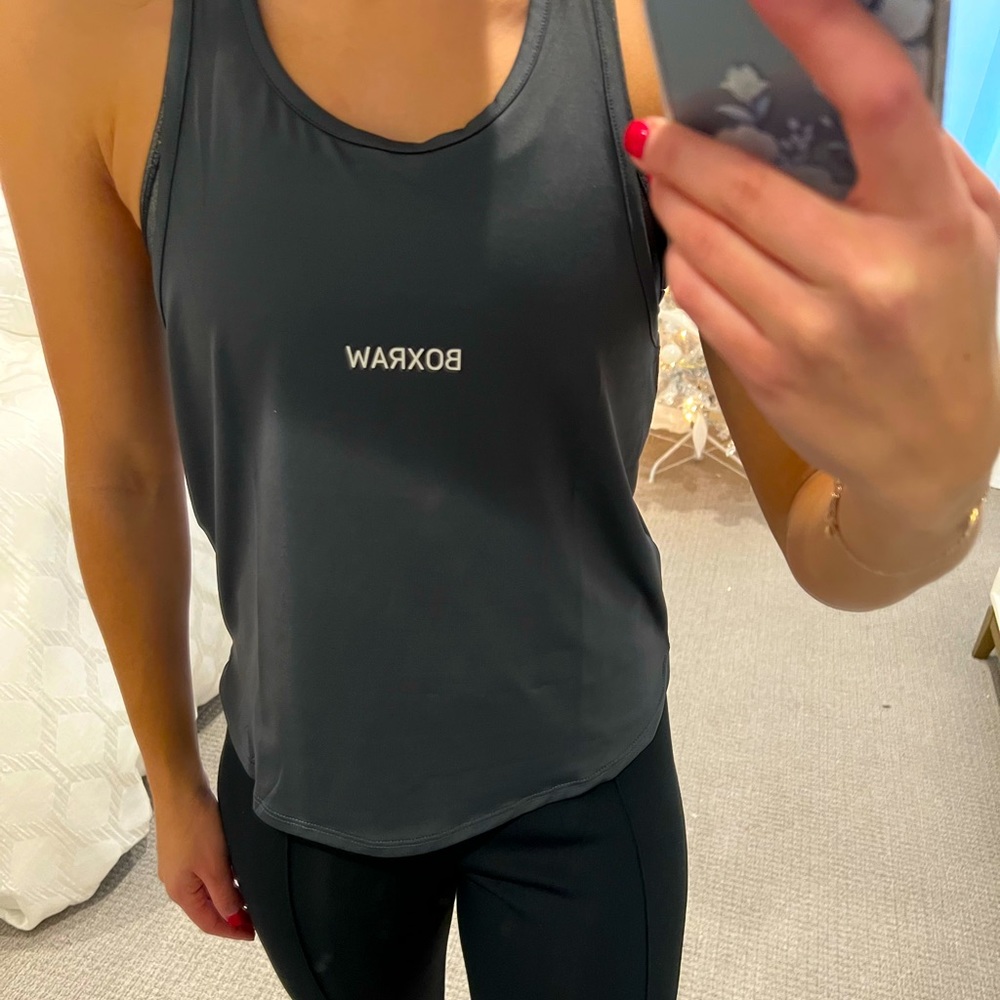 Womenswear Box Raw Tank Top size small